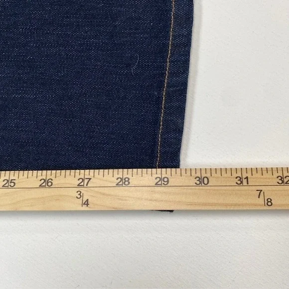 Lauren Jeans Ralph Lauren Classic Straight Dark Wash Denim Women's Jeans Size 16 - Picture 8 of 10